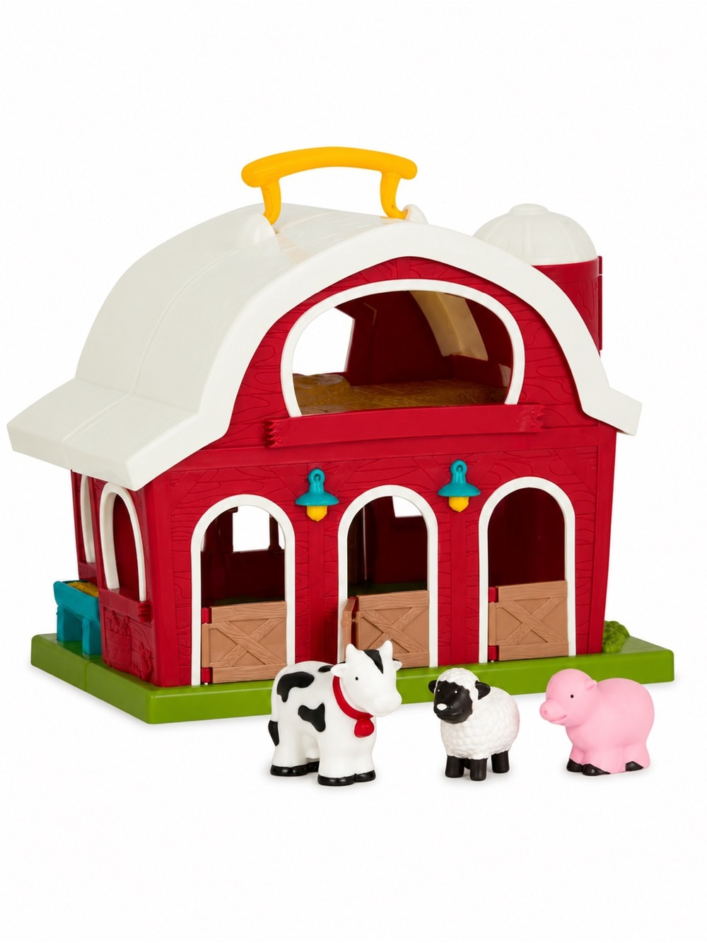 Battat Big Red Barn Animal Farm Playset Toddler Learning Toy